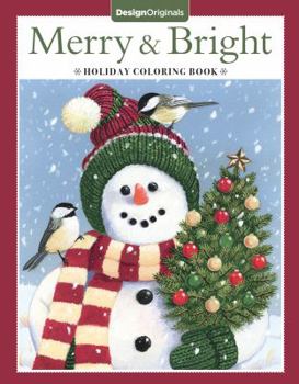 Paperback Merry & Bright Holiday Coloring Book