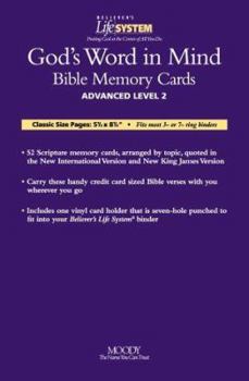 Cards BLS Gods Word in Mind Bible Memory Cards-Advanced Level 2 Book
