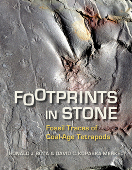 Paperback Footprints in Stone: Fossil Traces of Coal-Age Tetrapods Book