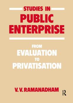 Hardcover Studies in Public Enterprise: From Evaluation to Privatisation Book