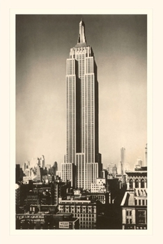 Paperback Vintage Journal Empire State Building, New York City Book