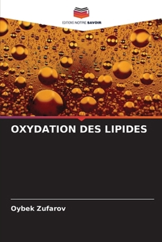 Paperback Oxydation Des Lipides [French] Book