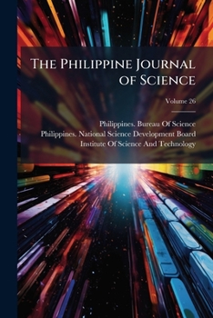 Paperback The Philippine Journal of Science; Volume 26 Book