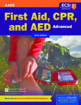 Paperback Advanced First Aid, Cpr, and AED Book