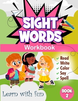 Paperback Children Activity Book - Sight words 2 Book