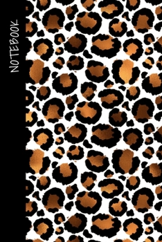 White Leopard Print Notebook: College Ruled Snow Leopard Print Journal for Creative Writers or Personal Use, Neat Gift for Women, girls, or anyone ... Size 6”x 9”, Great for Writing Down Daily.