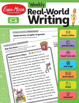 Paperback Weekly Real-World Writing, Grade 5 - 6 Teacher Resource Book