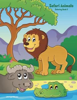 Paperback Safari Animals Coloring Book 2 Book