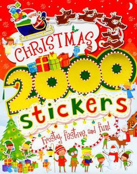 Paperback Christmas 2000 Stickers: Frosty, Festive, and Fun! [With Sticker(s)] Book