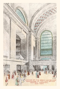 Paperback Vintage Journal Grand Central Station, Interior Book