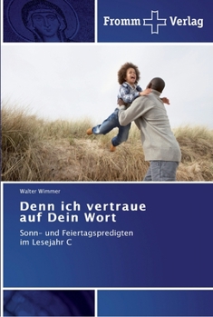Paperback Denn ich vertraue auf Dein Wort [German] Book