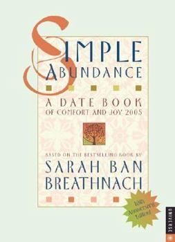 Paperback Simple Abundance: 2005 Engagement Calendar Book