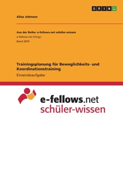 Paperback Trainingsplanung für Beweglichkeits- und Koordinationstraining [German] Book