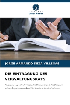 Paperback Die Eintragung Des Verwaltungsrats [German] Book