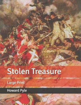 Paperback Stolen Treasure: Large Print Book