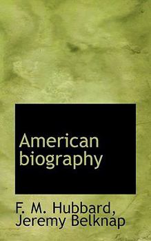 Paperback American Biography Book