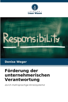Paperback Förderung der unternehmerischen Verantwortung [German] Book