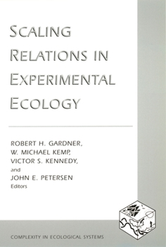Paperback Scaling Relations in Experimental Ecology Book