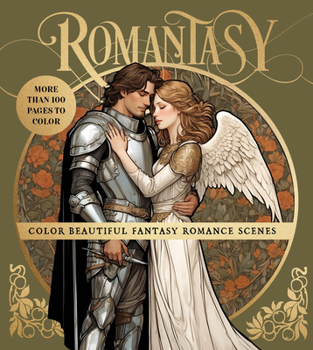 Paperback Romantasy Coloring Book: Color Beautiful Fantasy Romance Scenes - More Than 100 Pages to Color Book