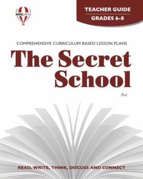 Paperback The Secret School - Teacher Guide by Novel Units Book