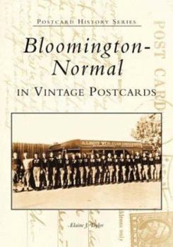 Paperback Bloomington-Normal in Vintage Postcards Book