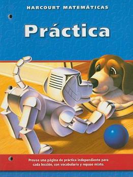 Paperback Harcourt Matematicas Practica, California, Grado 3 [Spanish] Book