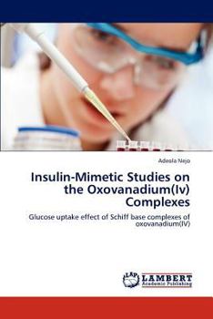 Paperback Insulin-Mimetic Studies on the Oxovanadium(Iv) Complexes Book