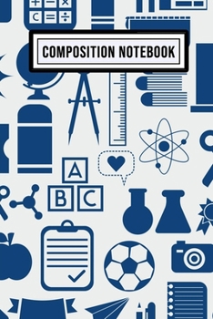 School Wide Ruled Composition Notebook: School Blank College Ruled Composition Notebook | 110 Pages | Pocket Size 6x9