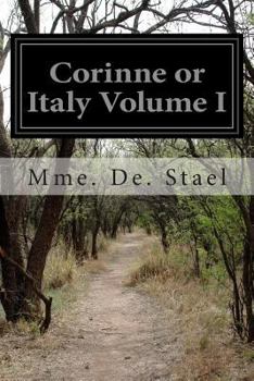 Paperback Corinne or Italy Volume I Book