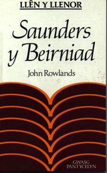 Paperback Llen y Llenor: Saunders y Beirniad (Welsh Edition) [Welsh] Book