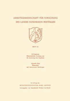 Paperback Wissenschaftliche Forschung Und Die Auswertung Ihrer Ergebnisse. Wissenschaft Und Internationale Beziehungen [German] Book