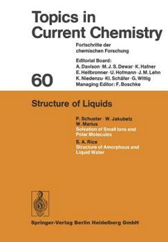 Paperback Structure of Liquids Book