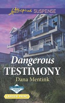 Mass Market Paperback Dangerous Testimony [Large Print] Book