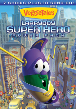 DVD Larryboy Super Hero Power Pack Book
