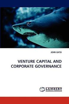 Paperback Venture Capital and Corporate Governance Book