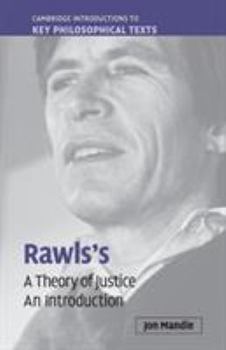 Paperback Rawls's 'a Theory of Justice': An Introduction Book