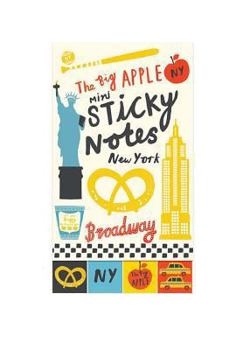 Paperback The Big Apple Mini Sticky Notes Book