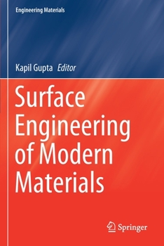 Paperback Surface Engineering of Modern Materials Book