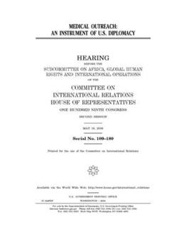 Paperback Medical outreach: an instrument of U.S. diplomacy Book