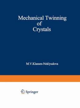 Paperback Mechanical Twinning of Crystals Book