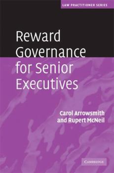 Hardcover Reward Governance for Senior Executives Book
