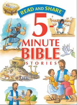 Hardcover Read and Share 5-Minute Bible Stories Book