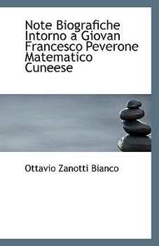 Paperback Note Biografiche Intorno a Giovan Francesco Peverone Matematico Cuneese Book