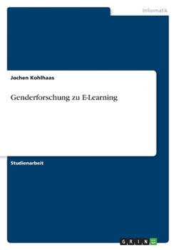 Paperback Genderforschung zu E-Learning [German] Book