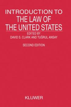 Paperback Introduction to the Law of the United States Book