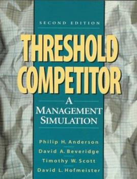 Paperback Threshold Competitor: A Management Simulation Book
