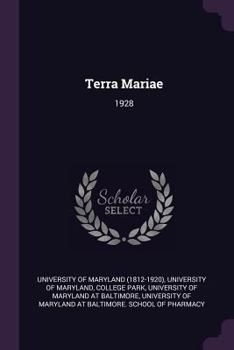 Paperback Terra Mariae: 1928 Book