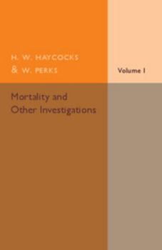 Paperback Mortality and Other Investigations Book