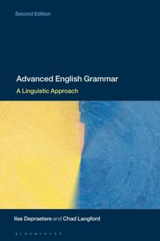 Paperback Advanced English Grammar: A Linguistic Approach Book