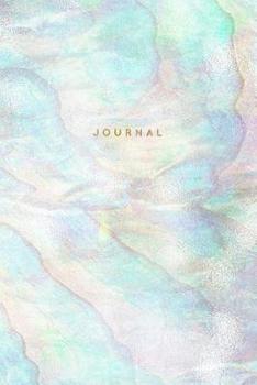 Paperback Journal: Luxury Iridescent Effect Notebook: 120-Page Lined - Beautiful Pastel Unicorn Book